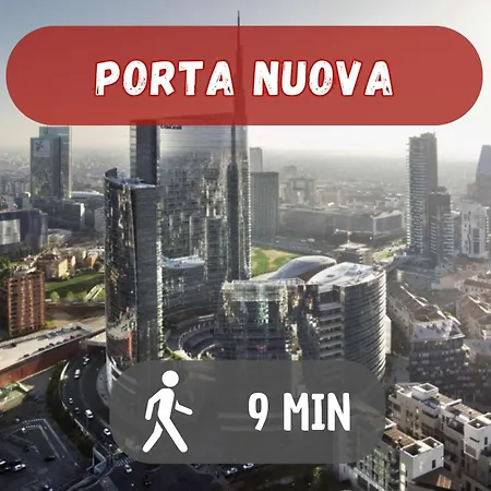 9 Min Walk From Porta Nuova, Design And Elegance شقة ميلان